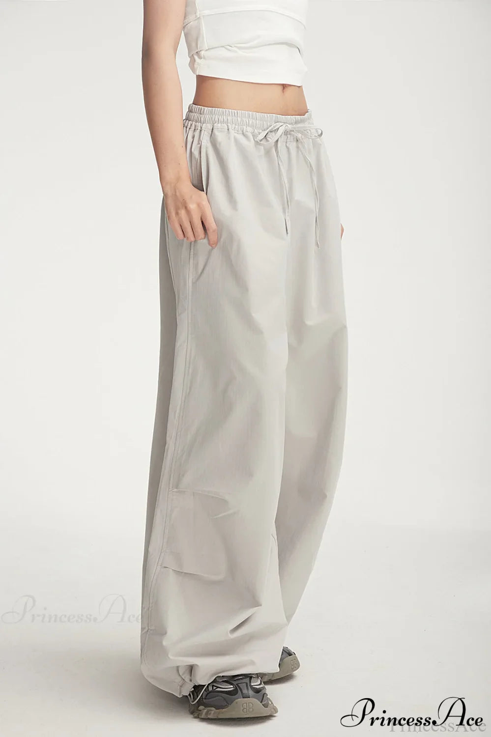 Sportliche elastische Bund lockere Cargohose