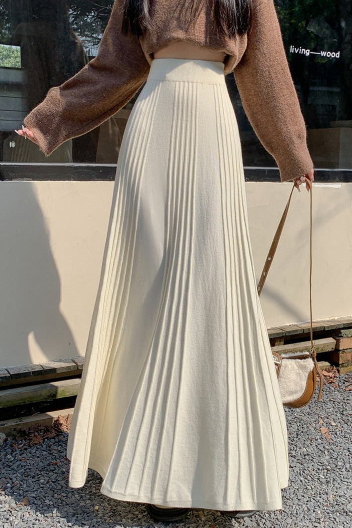 High-Waisted Full Circle Relaxed Skirt