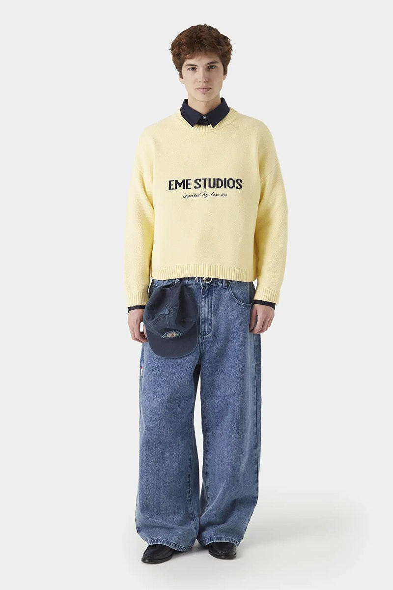 Vyšívaná pletená volná halenka