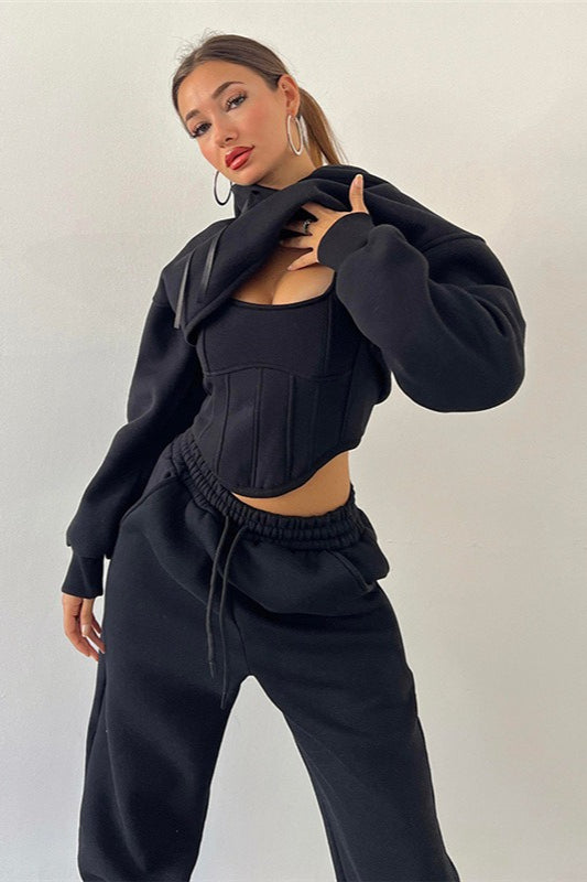 Tank Asymmetrisches Saum Dreiteiliges Set