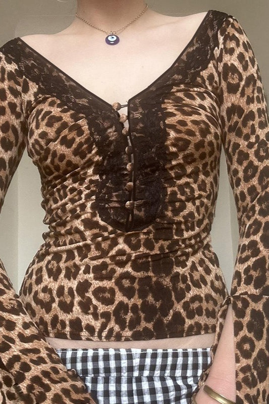 Bluse mit Ausschnitt, rückenfrei und V-förmigem Kragen