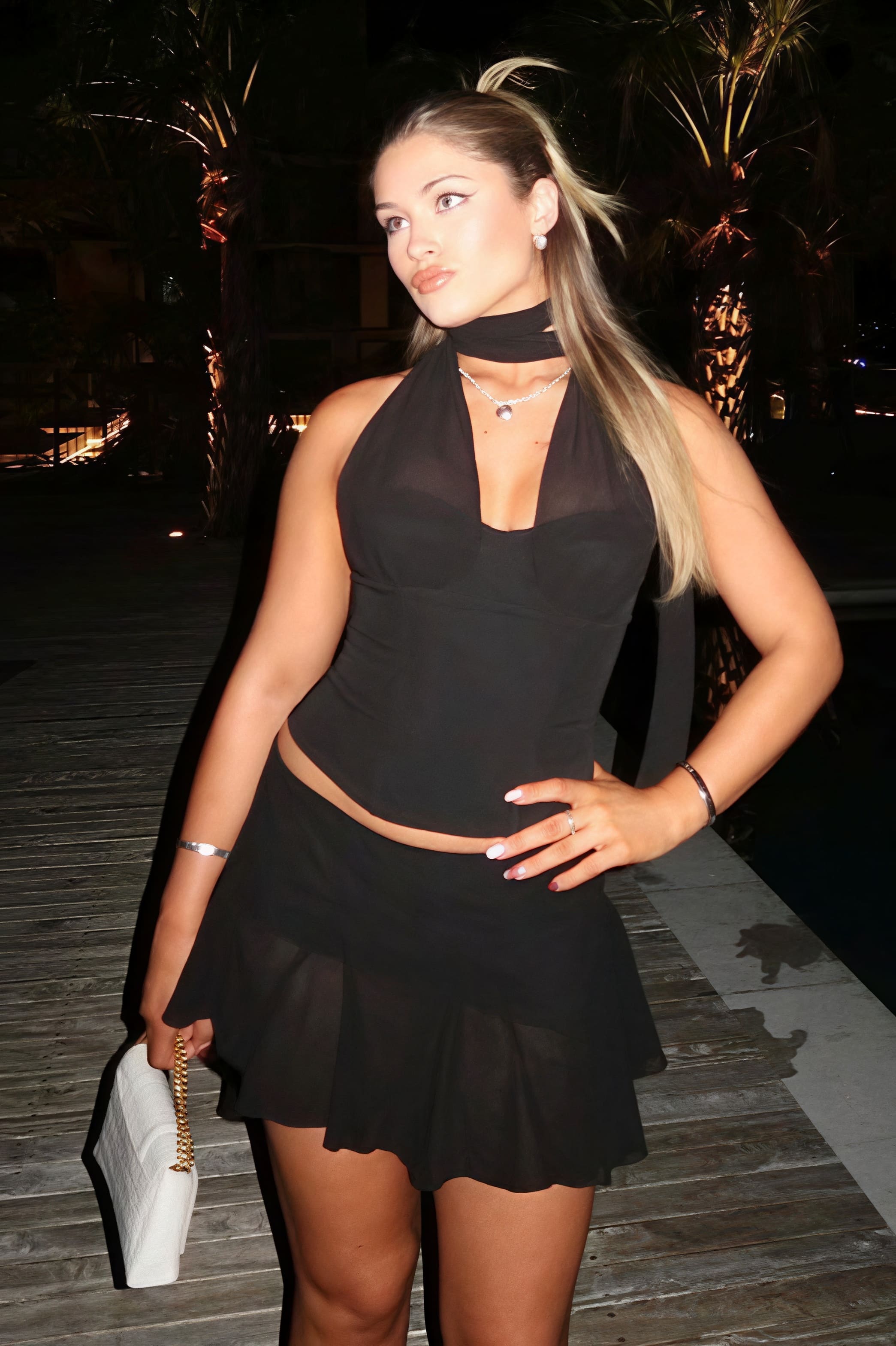 Träger-Top Minirock-Set