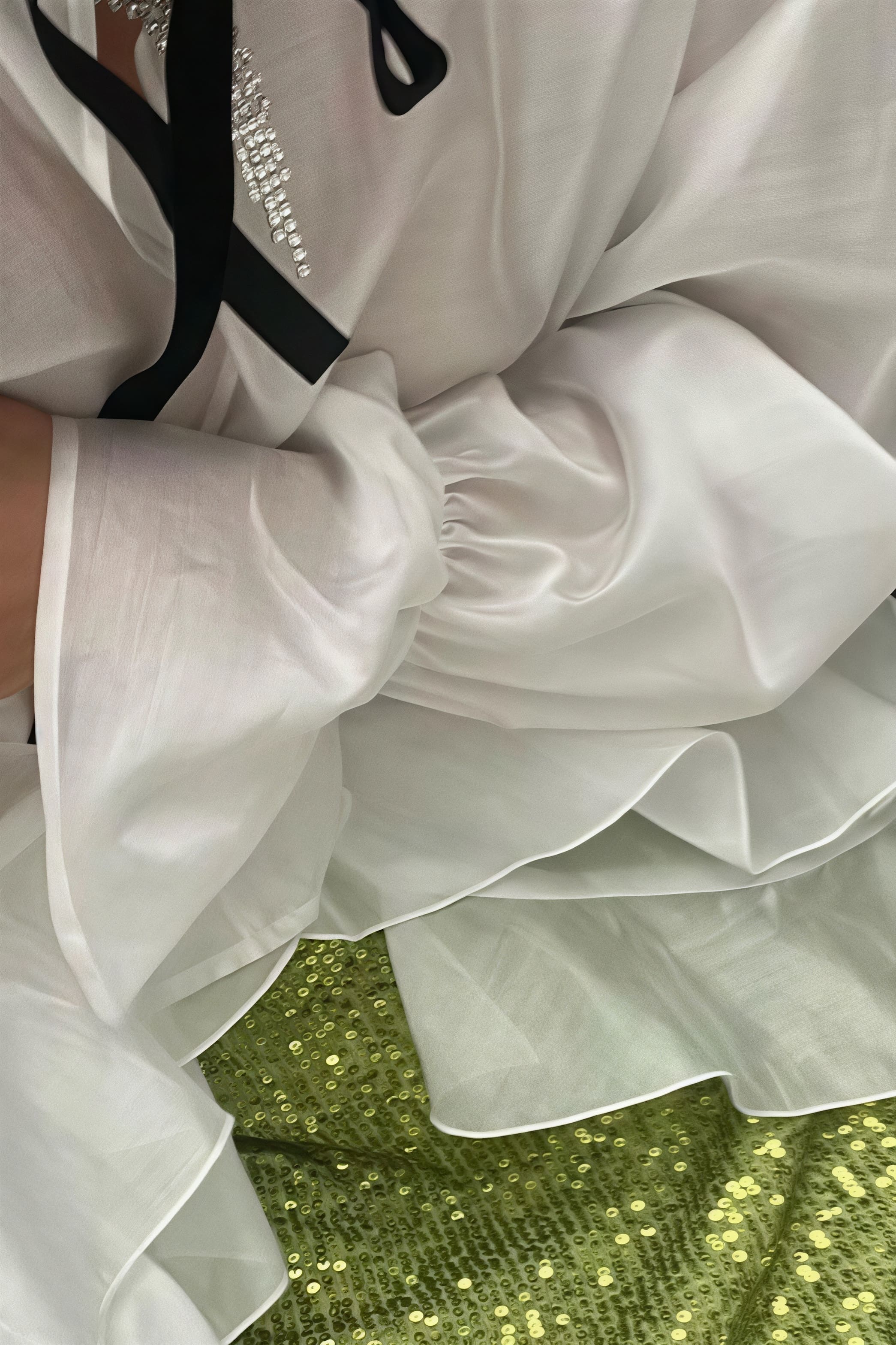 Sheer Flare Sleeve Chic Sexy Blouse