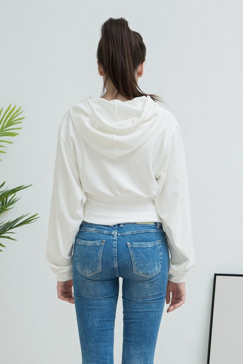 High Waist Loose Fit Hoodie