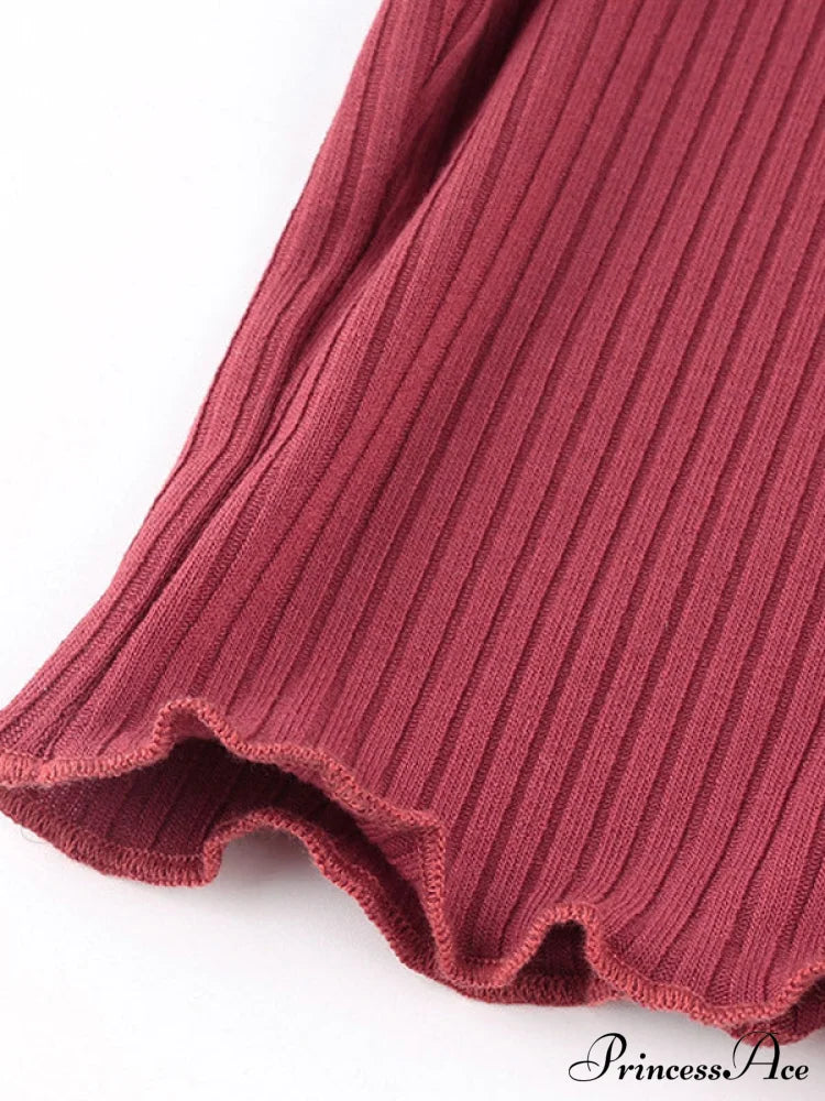 Top corto classico bicolore nero e rosso