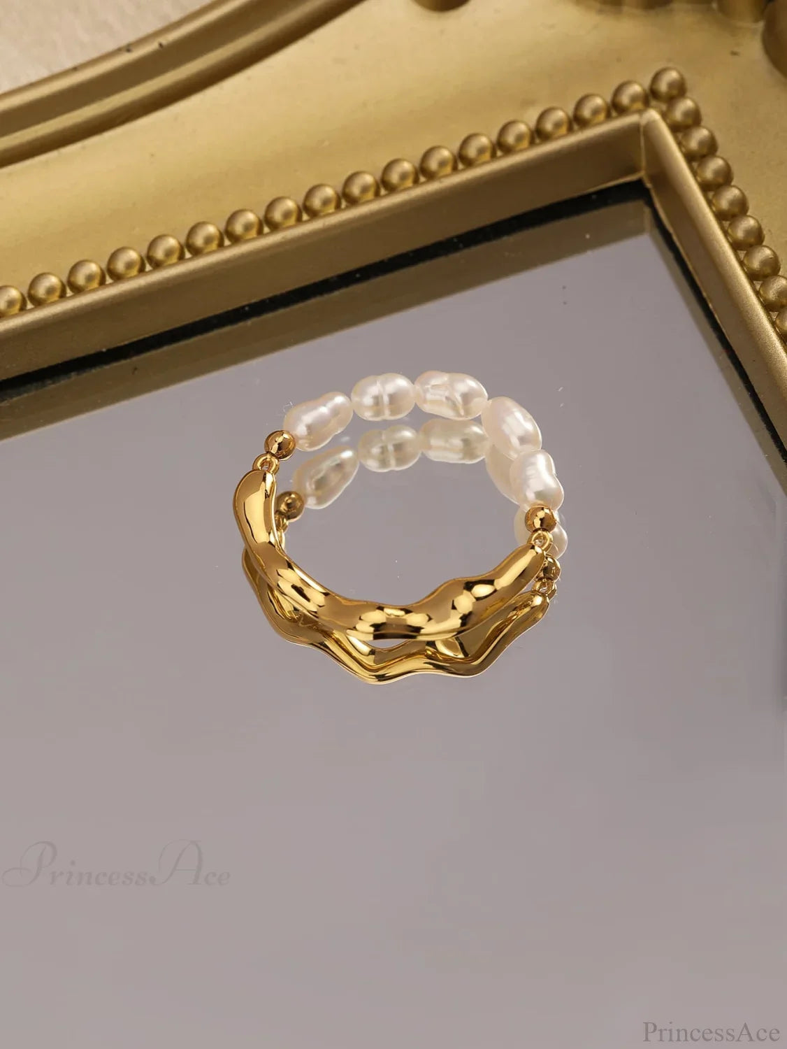 Cultured Pearl Decor Ring