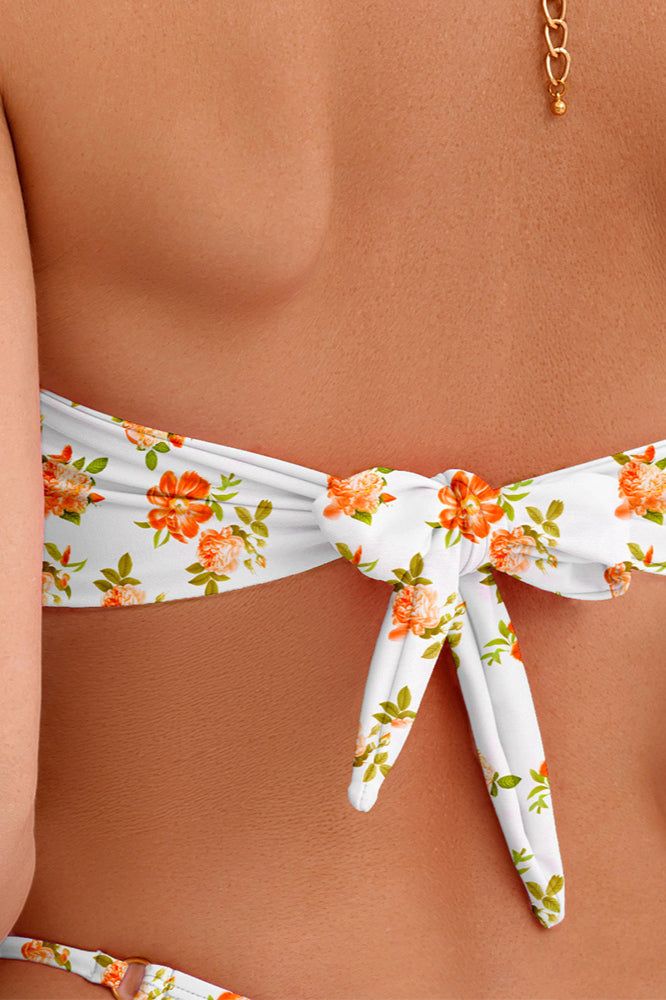 Floral Two Piece Bikini Set