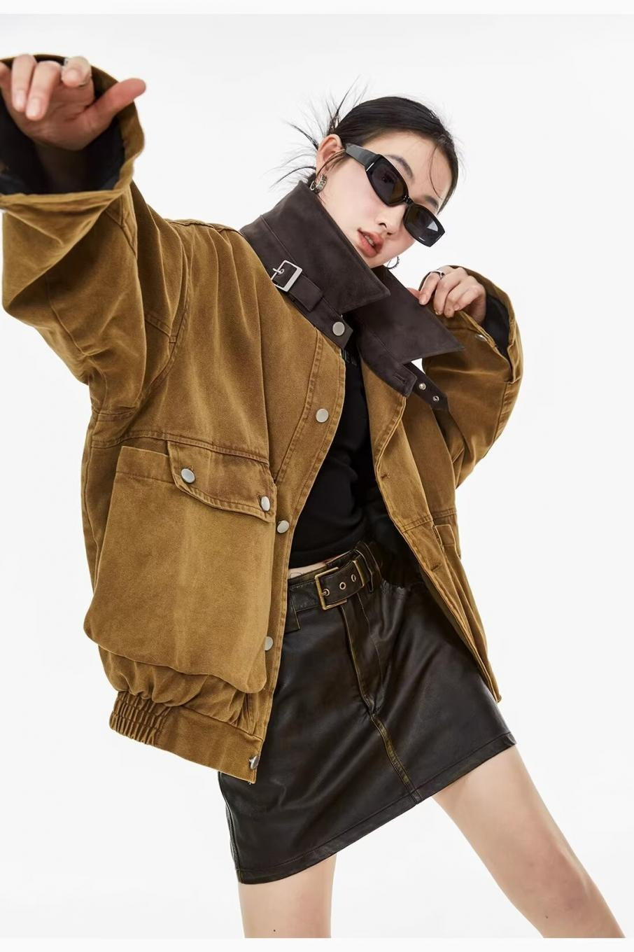 Relaxed Fit Workwear Pocket Jacket