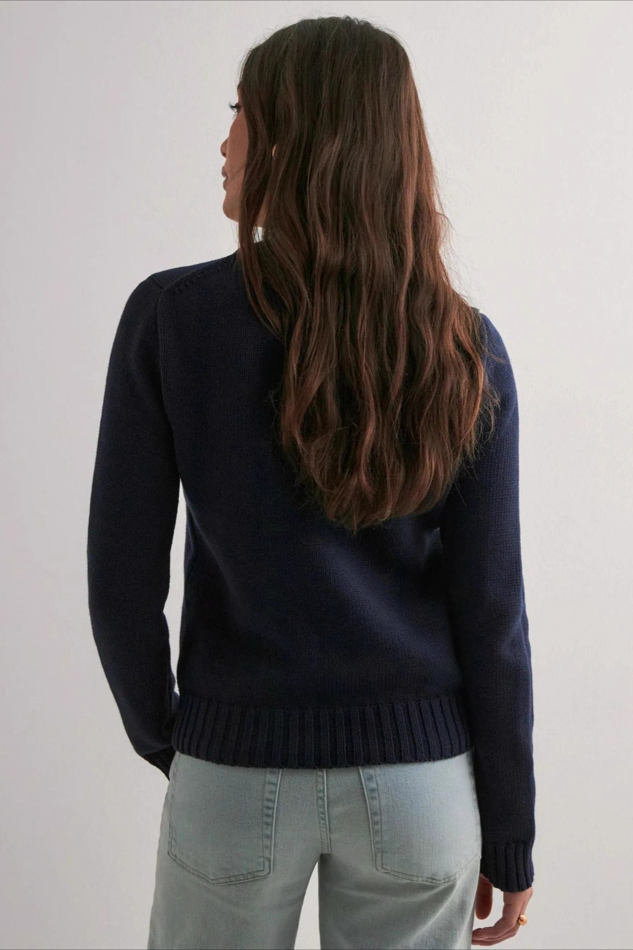 Suéter Solto de Malha com Estampa de Bandeira Color Block