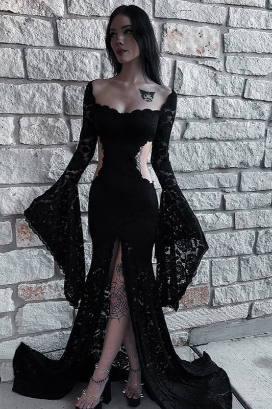 Robe gothique décontractée sombre