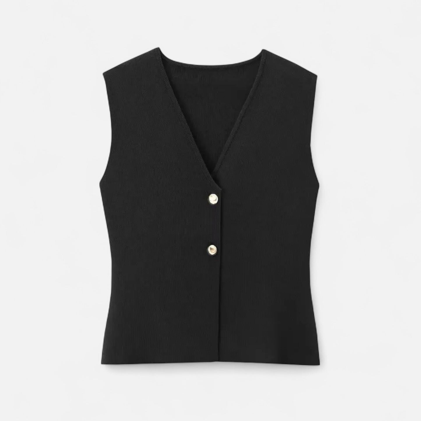 Viventi | Top Sans Manches Court en Maille pour Femme – Silhouette Moderne, Élégance Décontractée
