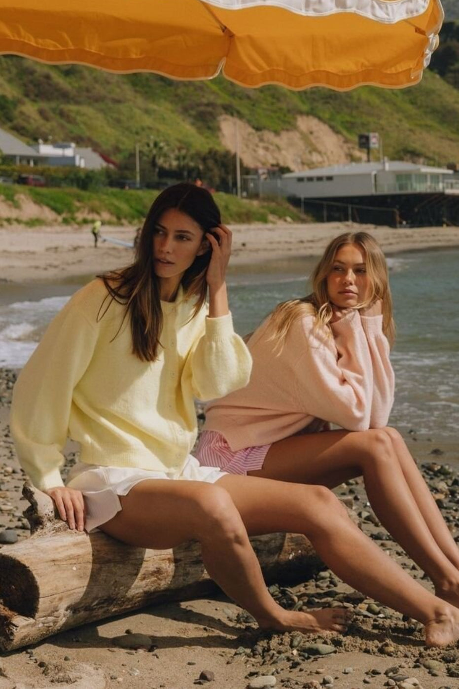 Cardigan tricoté à manches longues boutonné uni décontracté