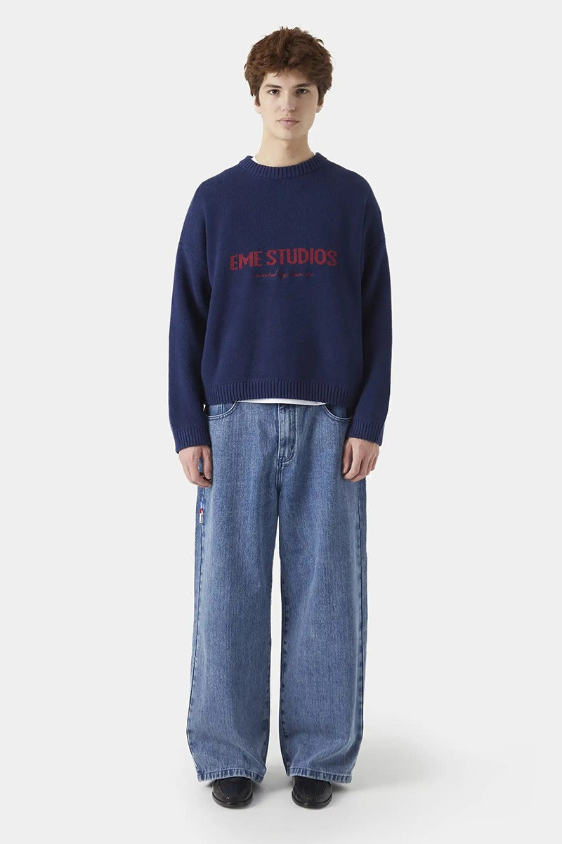 Vyšívaná pletená volná halenka