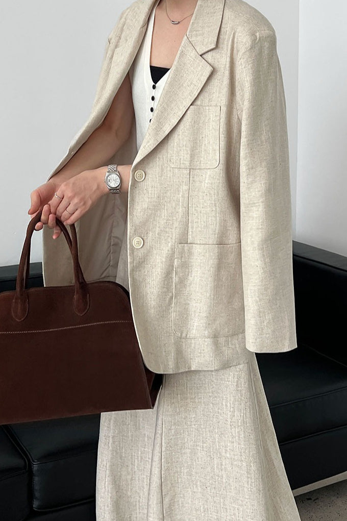 Linen Relaxed Fit Blazer
