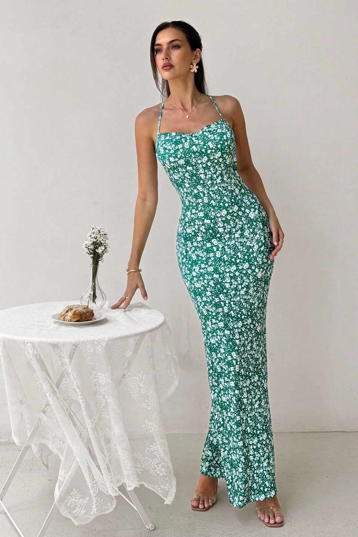 Robe fleurie à dos ouvert Cami Sweet