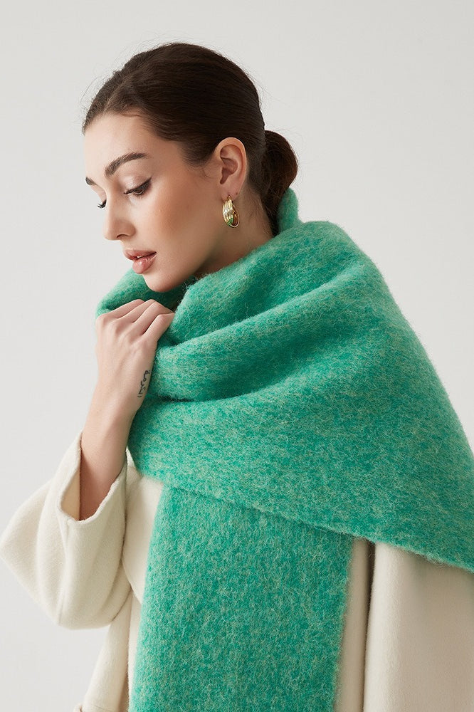 Wool Blend Blush Pink Scarf