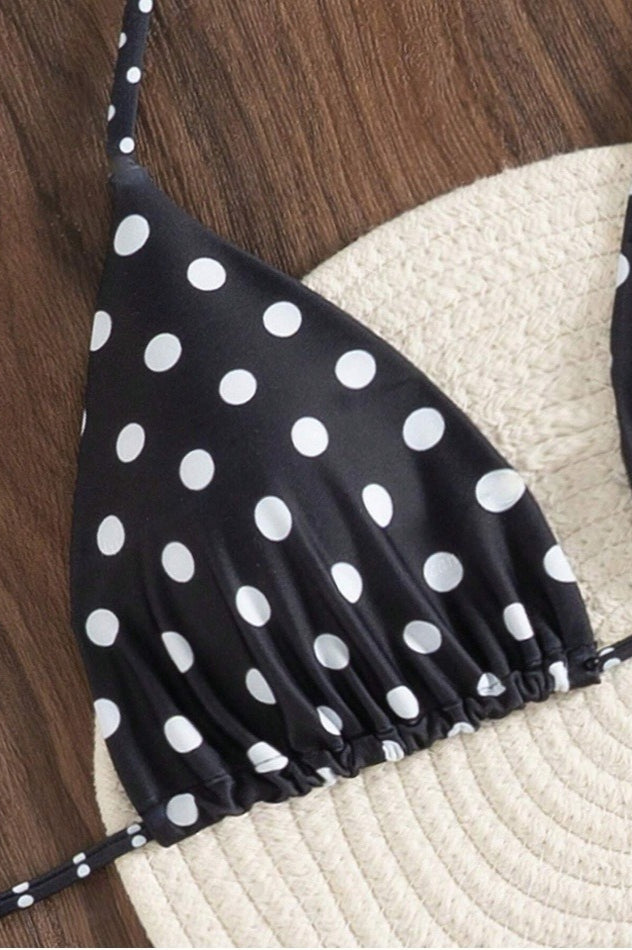 Conjunto de Biquíni Push Up com Estampa de Poás