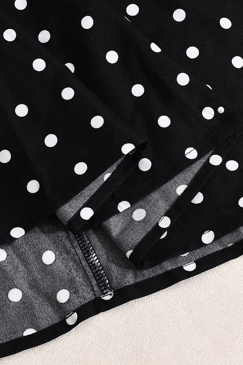 Conjunto de dos piezas con top tubo fruncido estampado