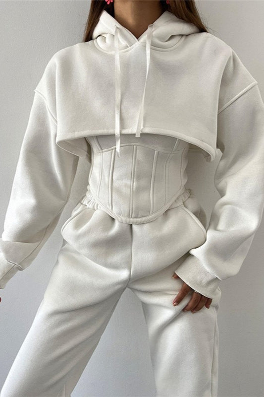 Tank Asymmetrisches Saum Dreiteiliges Set