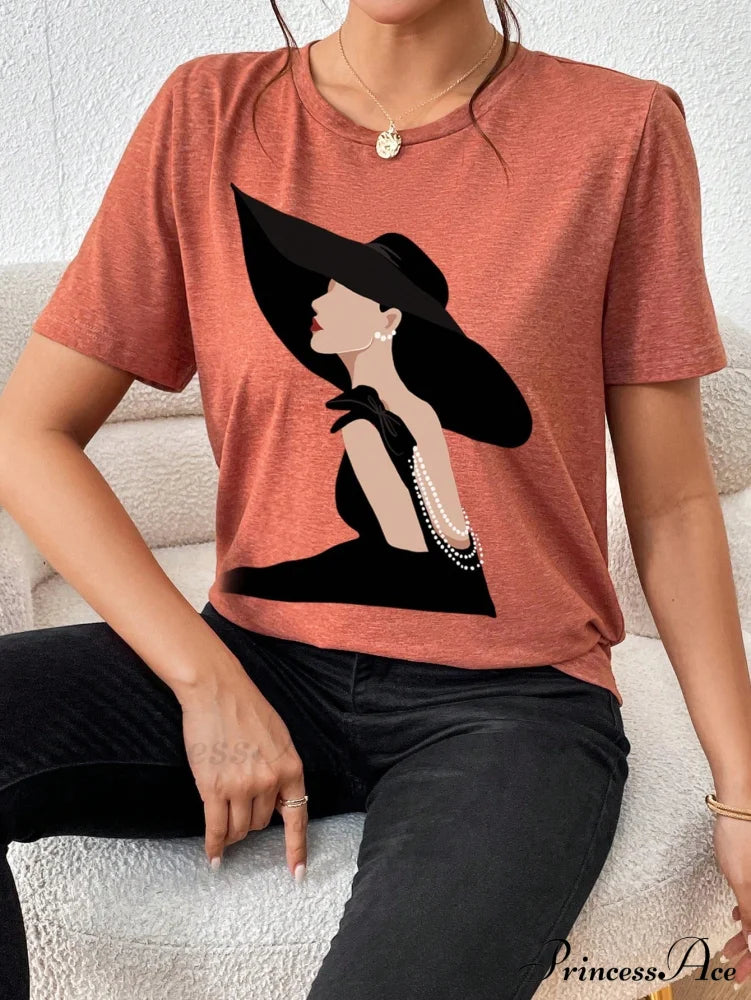 T-shirt graphique à motif