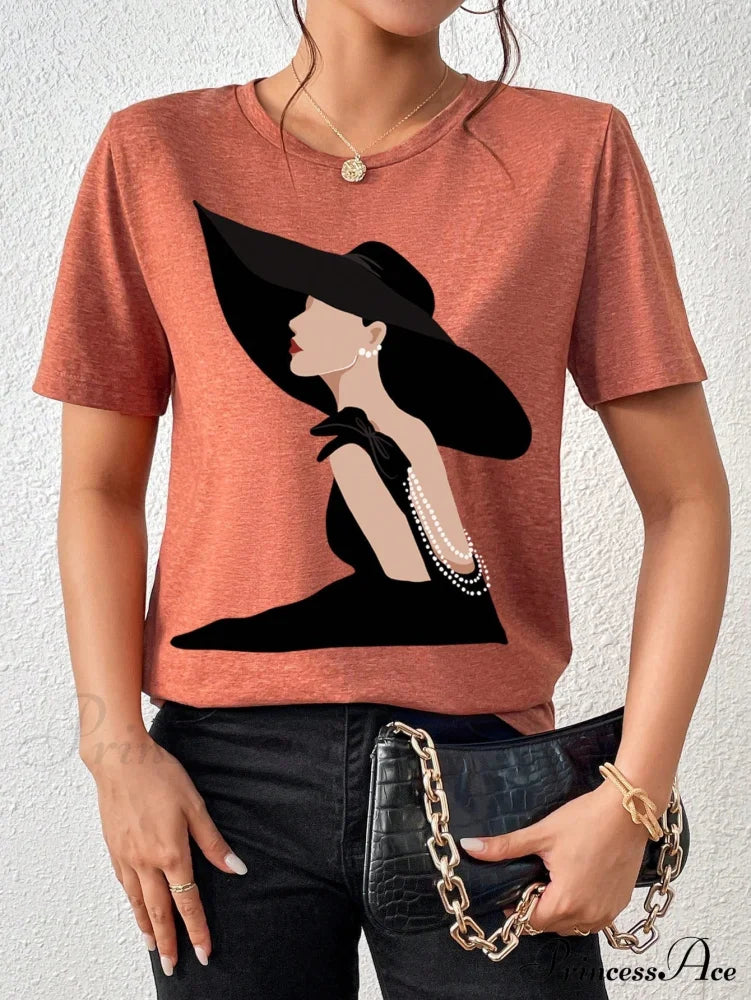 T-shirt graphique à motif