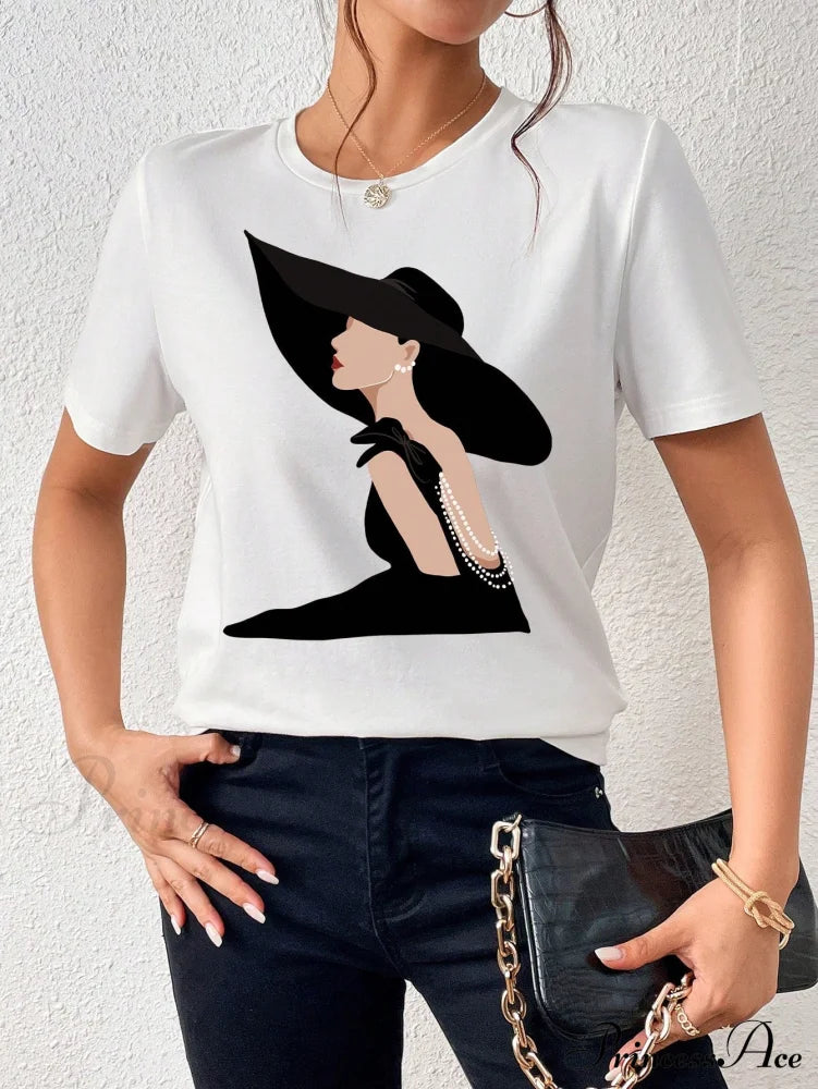 T-shirt graphique à motif