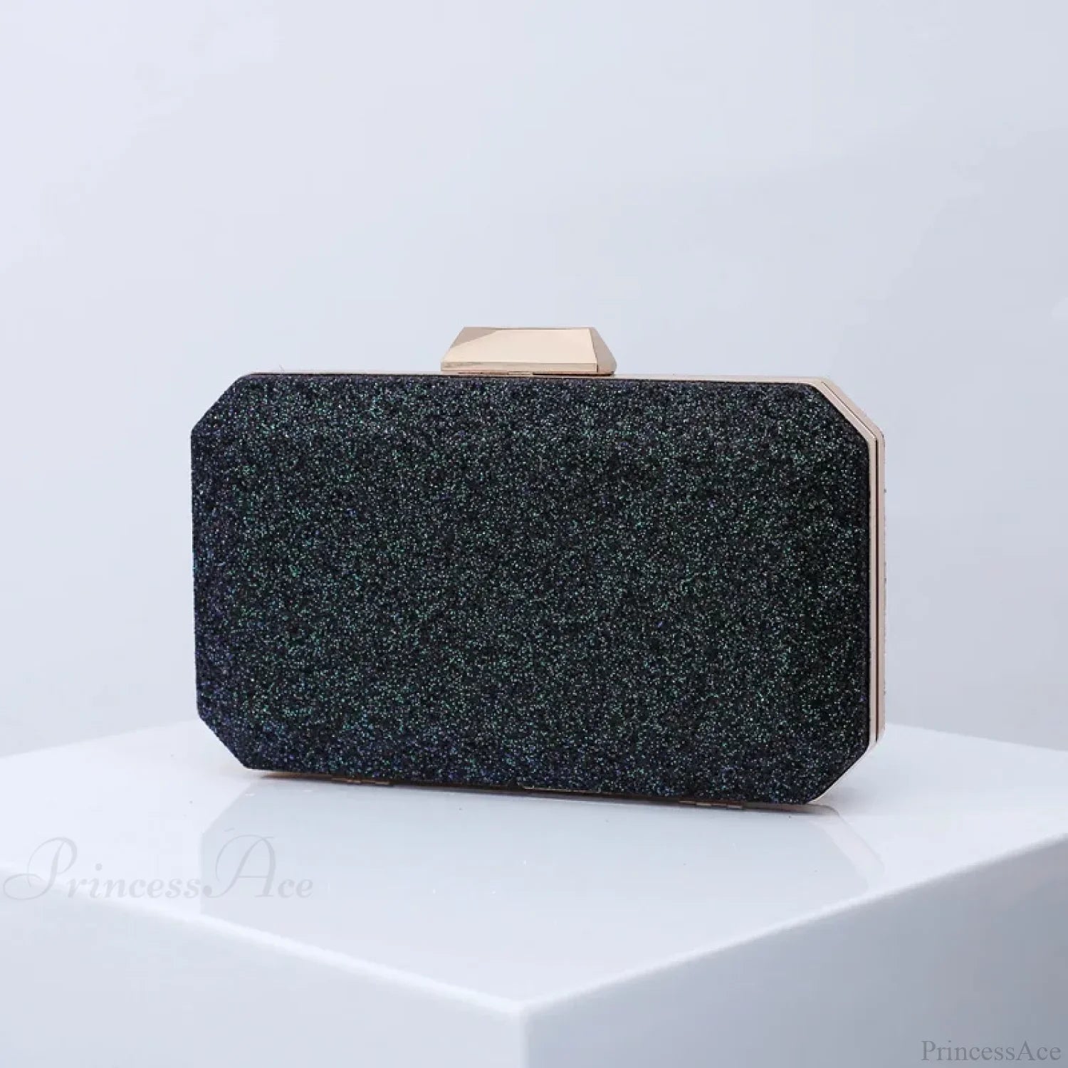 Golden Yellow Luxury PU Clutch Wristlet