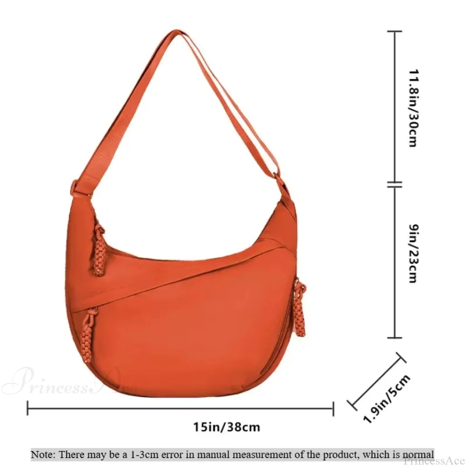 High Capacity Nylon Crossbody Messenger