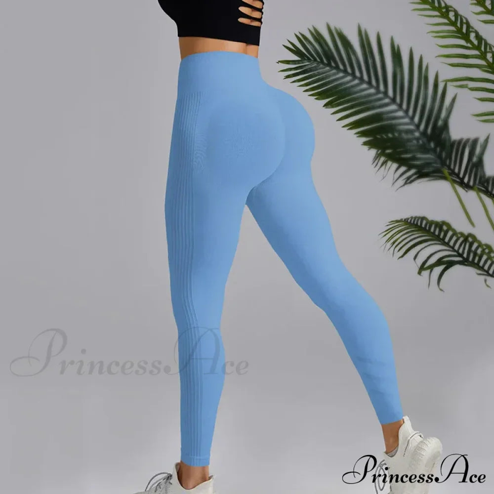 High Elastic Knitting Gym Workout Legging