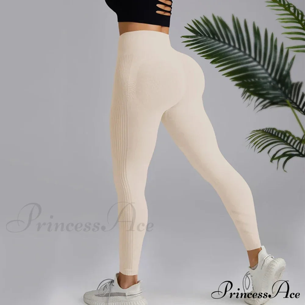 High Elastic Knitting Gym Workout Legging