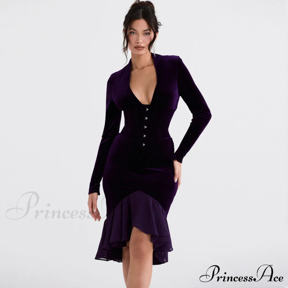 Hoher Niedriger Anmutiger Saum Tüllrock