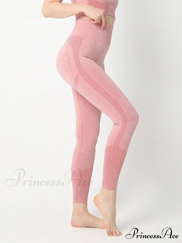 High Waist Seamless Push Up Butt Lifting Workout Legging