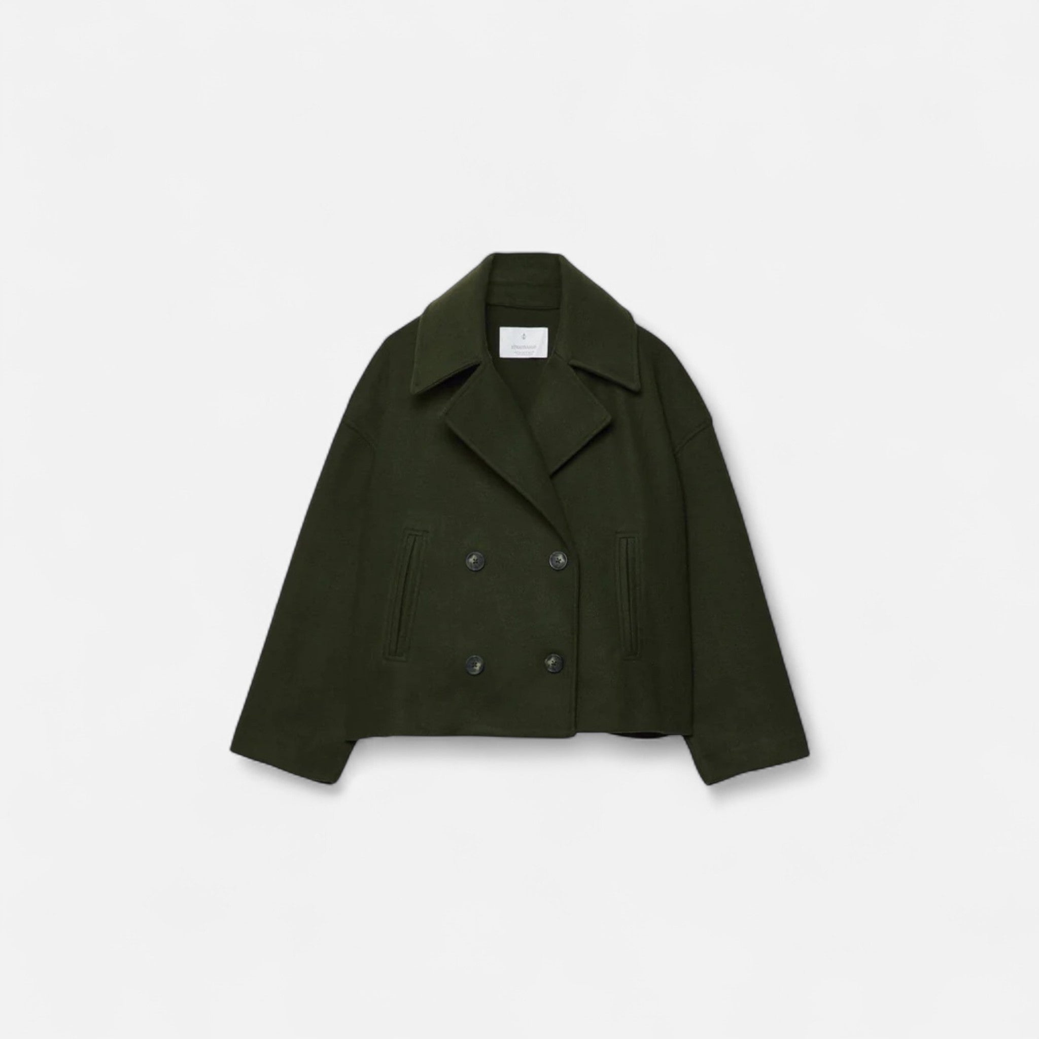 Veroux Mode Manteau en laine croisé Femme