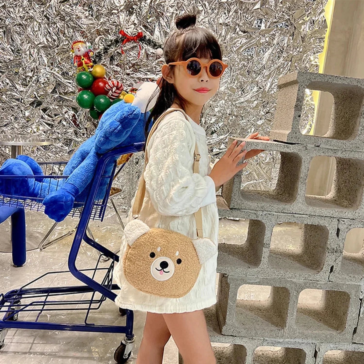 Kawaii Plush Cartoon Crossbody Bag