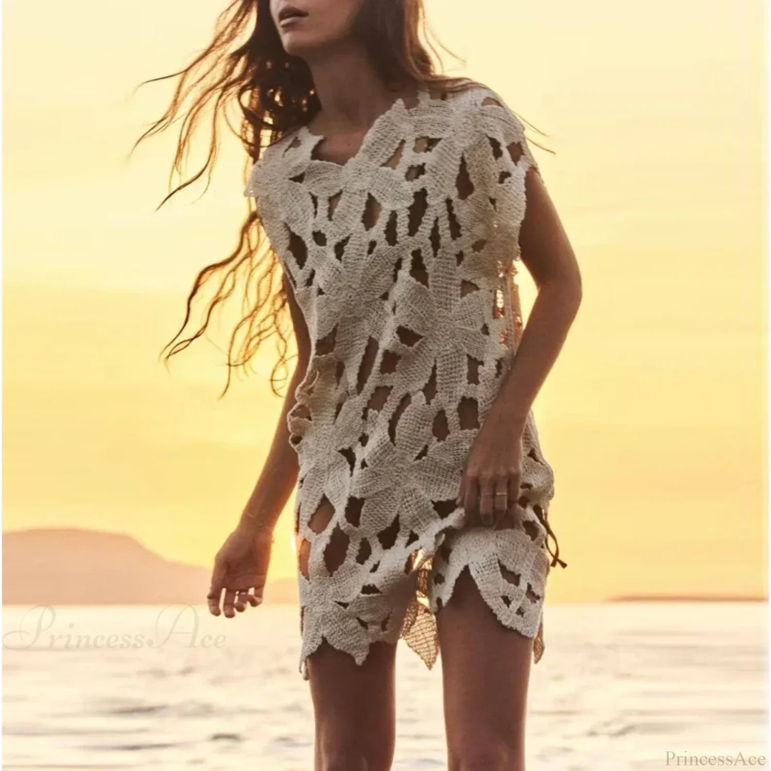 Knit Beach Dress Bikini Cover Up