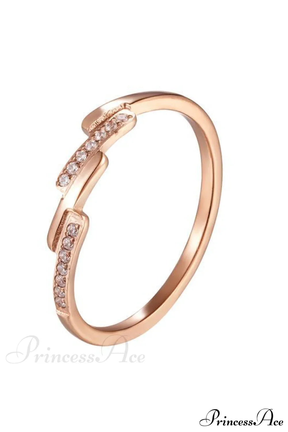 Koreanischer Stil Titanstahl Diamantring