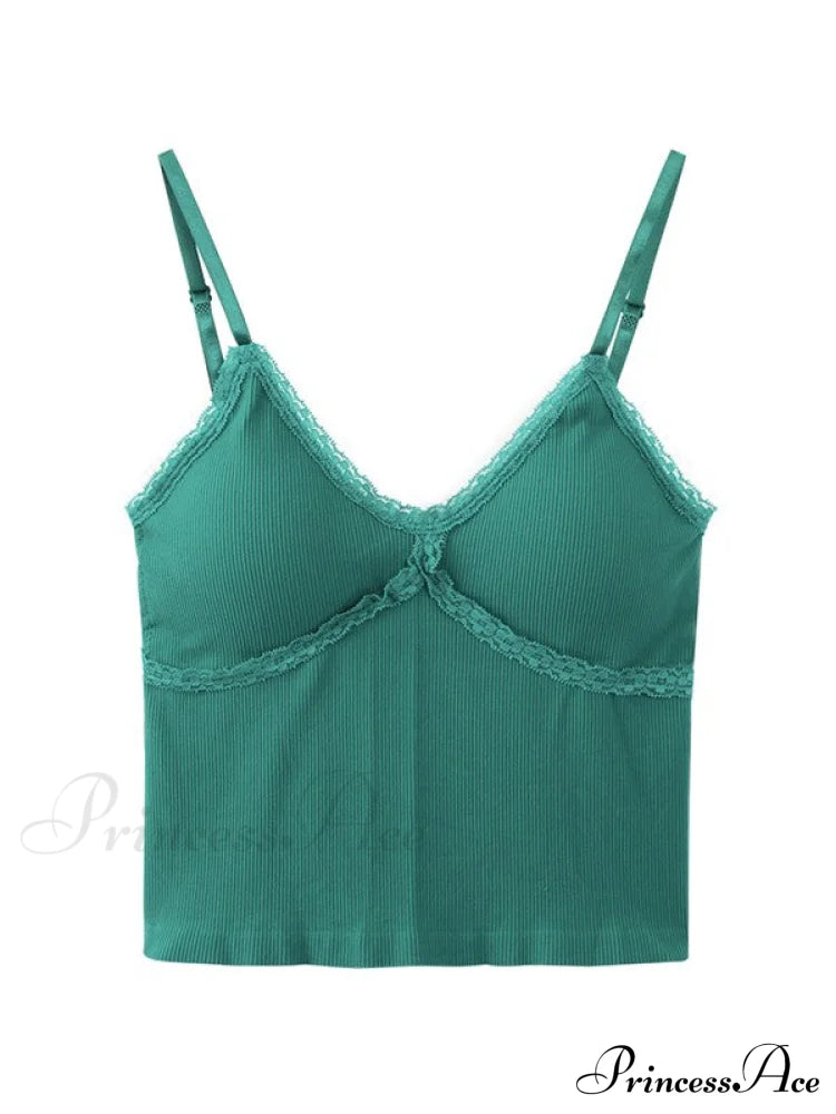 Maglia a maniche lunghe alla moda con pannelli in pizzo e bottoni