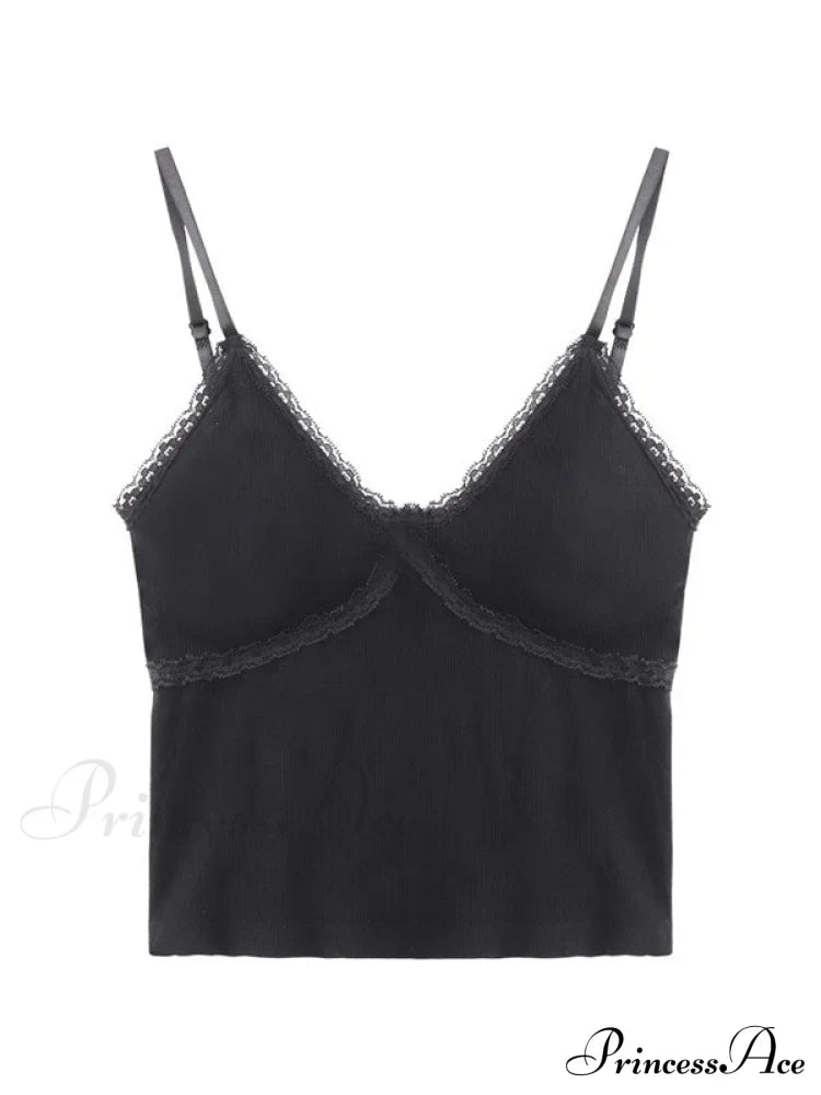 Maglia a maniche lunghe alla moda con pannelli in pizzo e bottoni