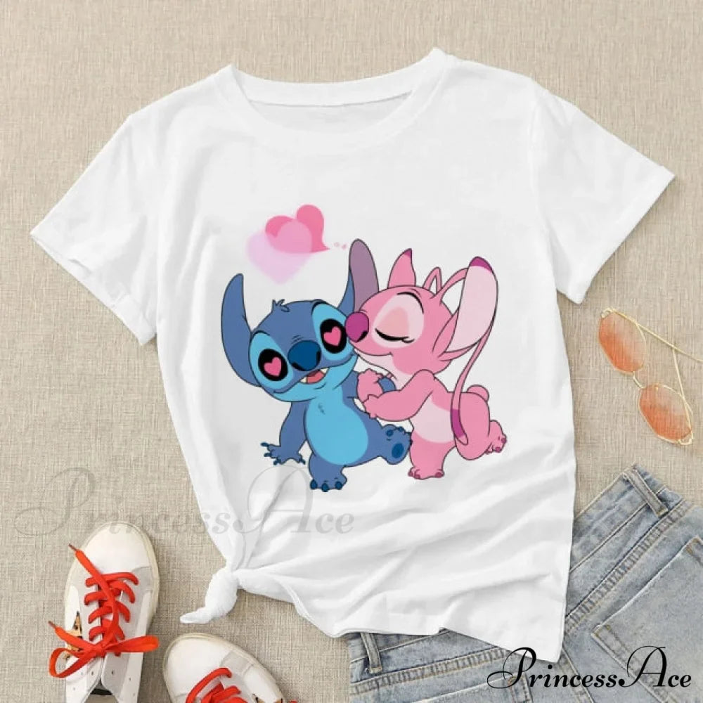 T-shirts imprimés mignons pour dames