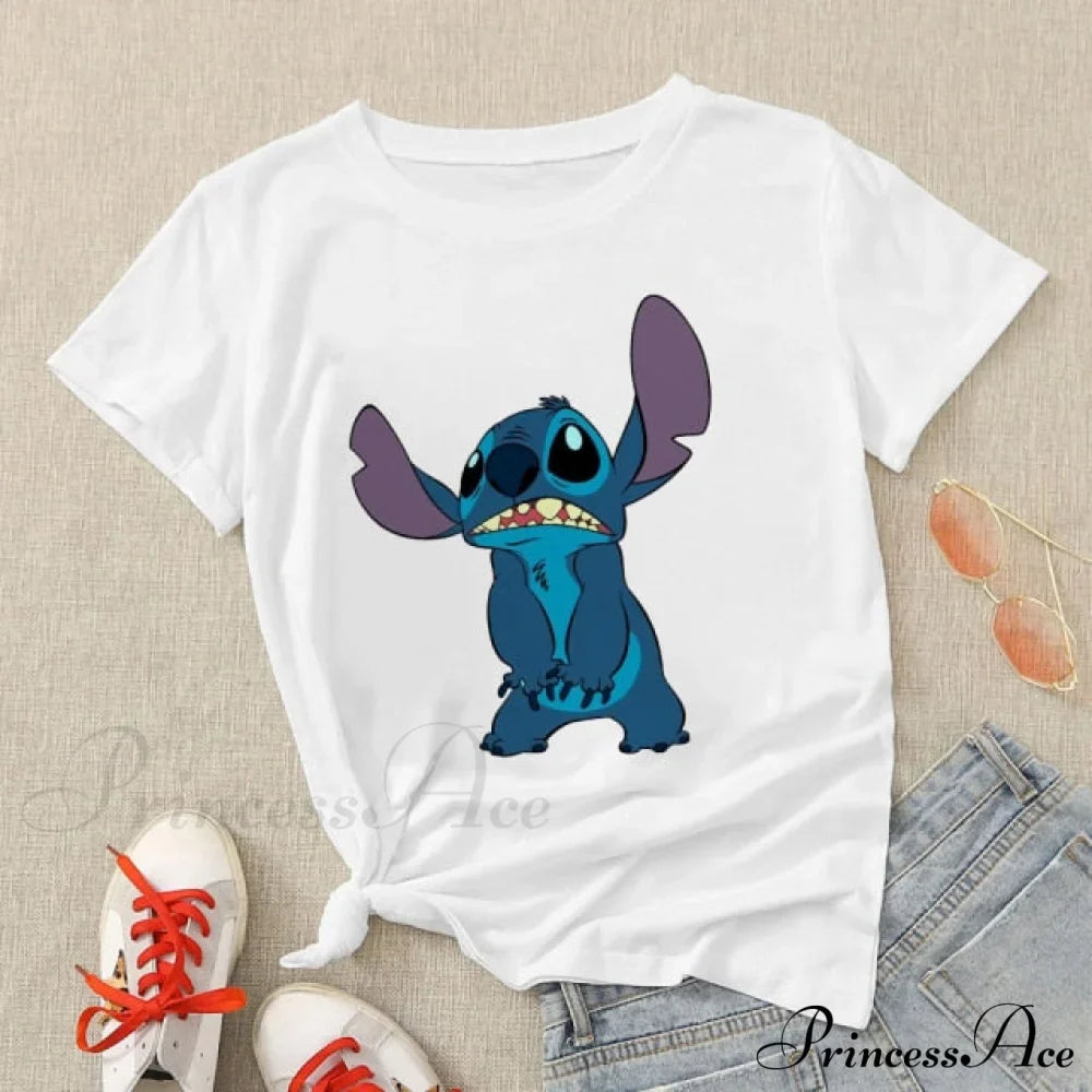 T-shirts imprimés mignons pour dames