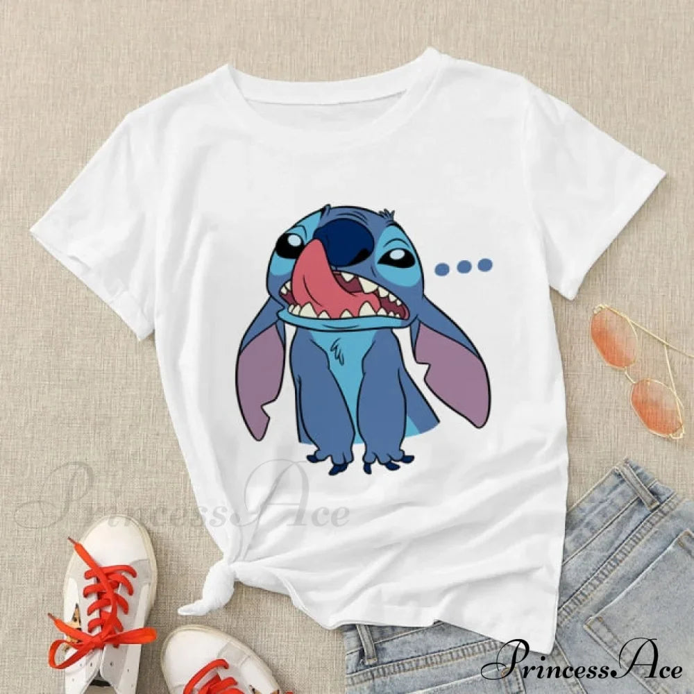 T-shirts imprimés mignons pour dames