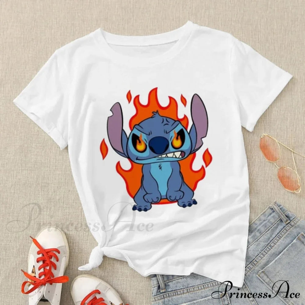 T-shirts imprimés mignons pour dames