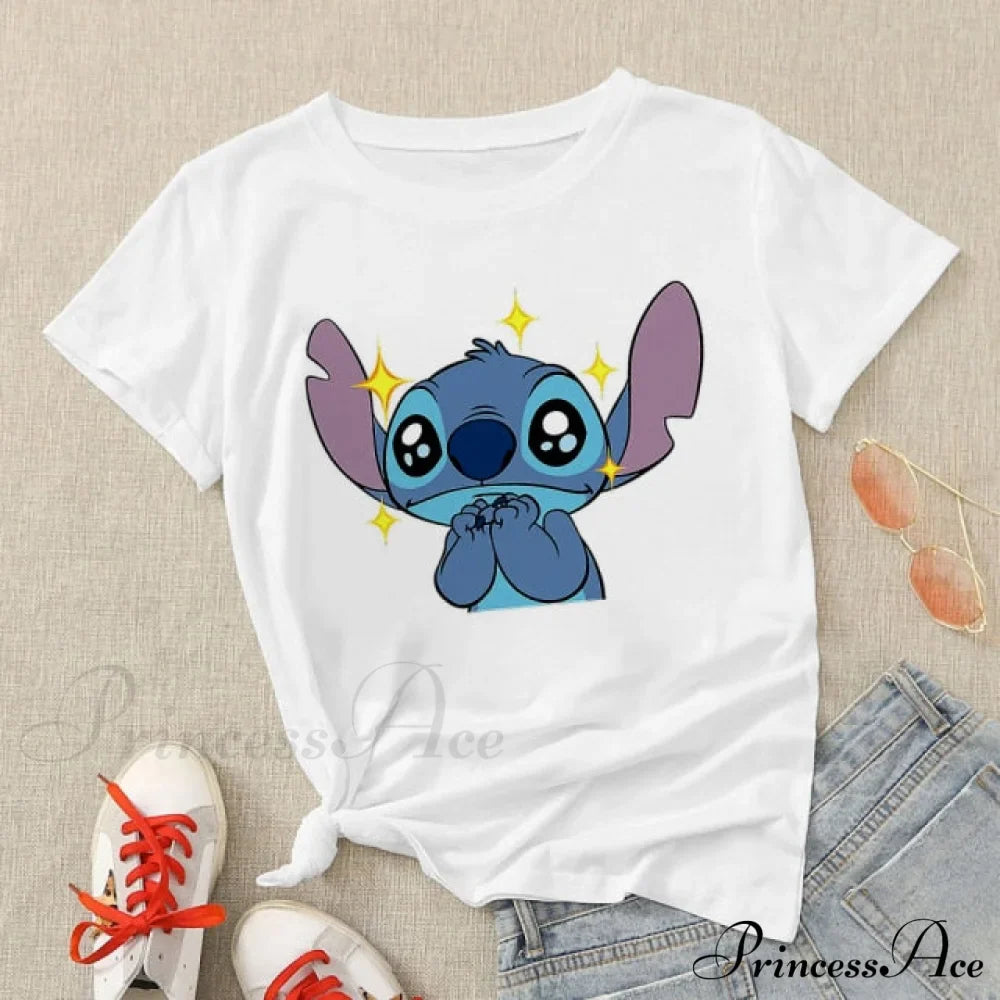 T-shirts imprimés mignons pour dames