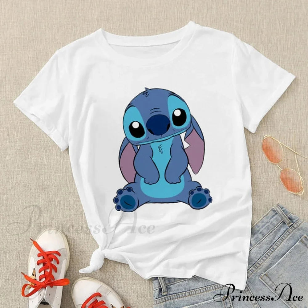 T-shirts imprimés mignons pour dames