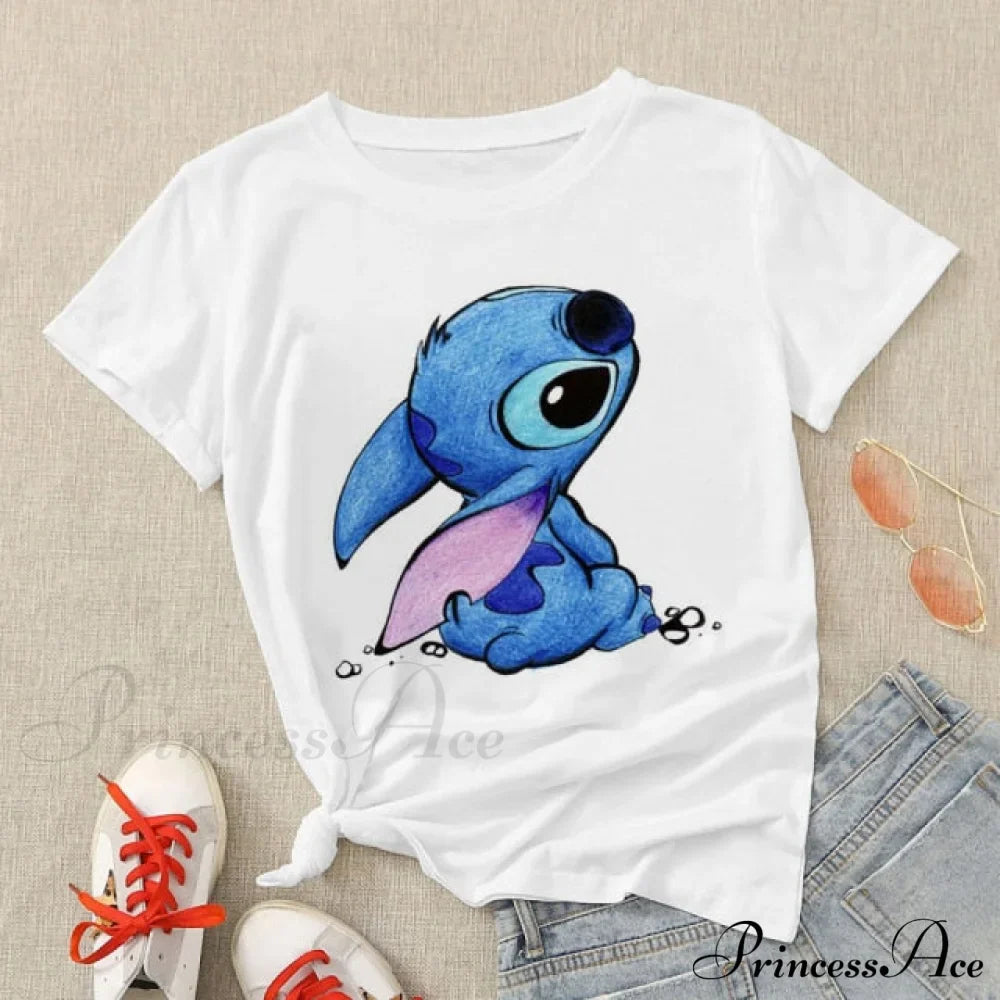 T-shirts imprimés mignons pour dames