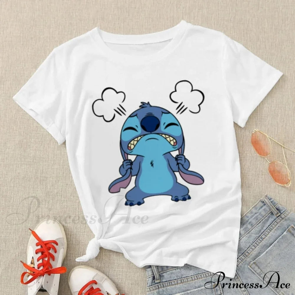 T-shirts imprimés mignons pour dames