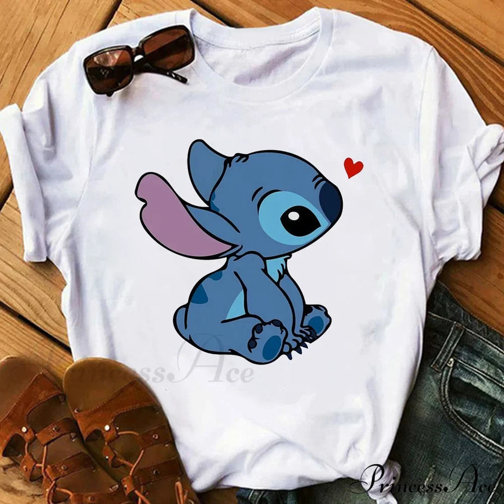 Lady Cute Print T-shirts
