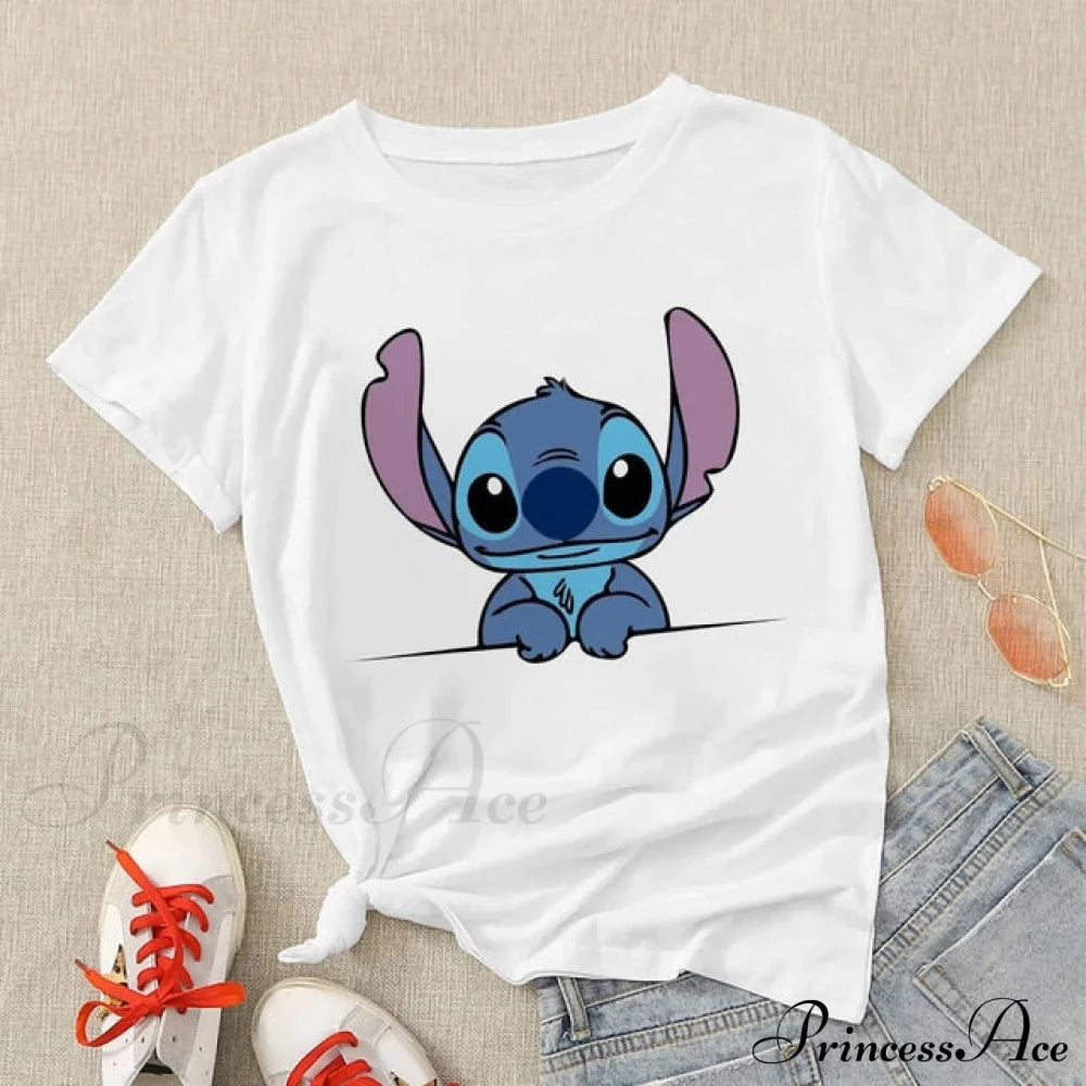 T-shirts imprimés mignons pour dames