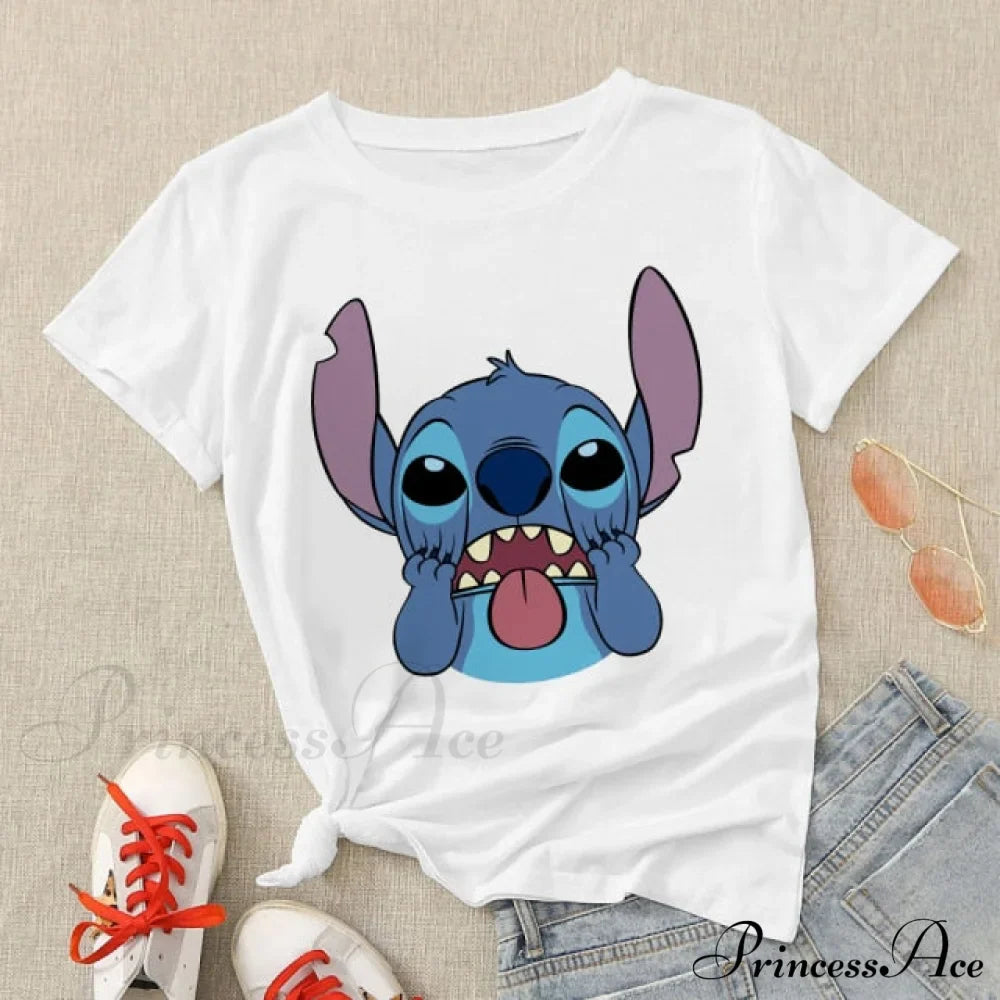 T-shirts imprimés mignons pour dames