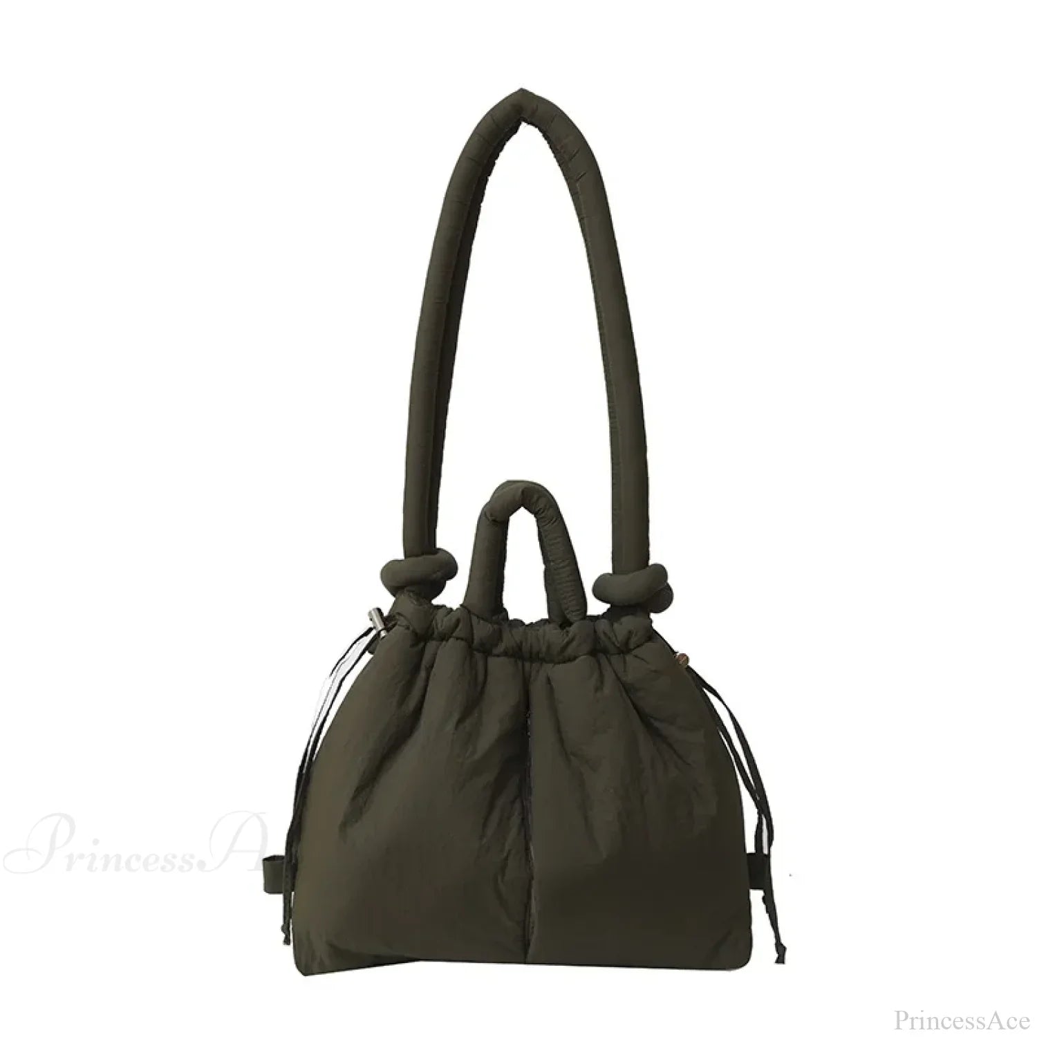 Bolso de mano de nailon acolchado de gran capacidad, diseño exclusivo